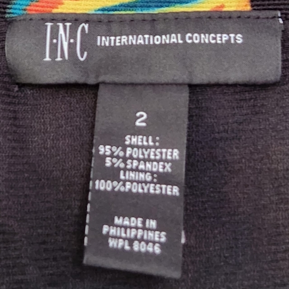 NWT Anna Sui Loves I.N.C. Petite Printed Mini Skirt, Created for Macy's size 2P - Picture 4 of 8